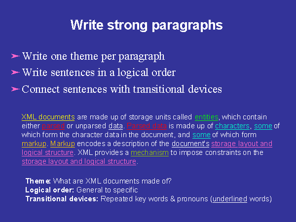 Write Strong Paragraphs